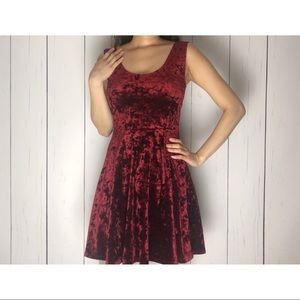 Velvet Mini Summer Dress